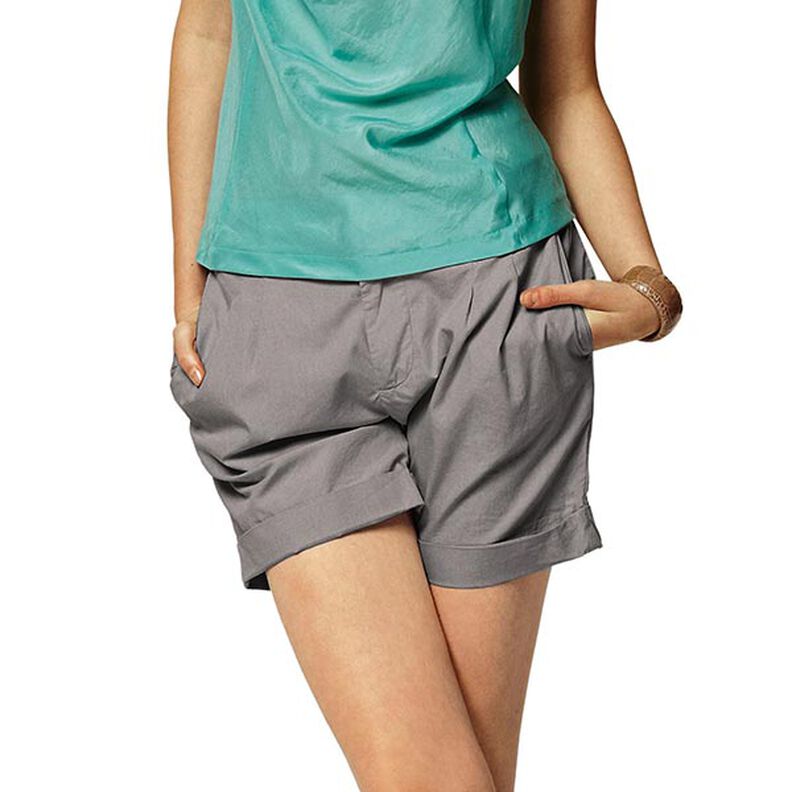 Sarja de algodão Liso – cinzento,  image number 6