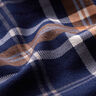 Flanela de algodão Padrão xadrez Estampado | by Poppy – azul-marinho/castanho-avermelhado,  thumbnail number 2