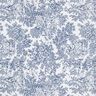 Tecido para decoração Lona Romance – branco/azul,  thumbnail number 1