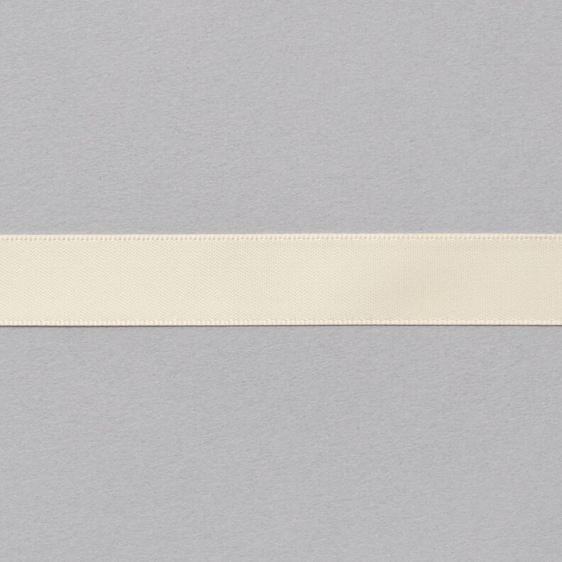 Fita de cetim [15 mm] – branco sujo,  image number 1