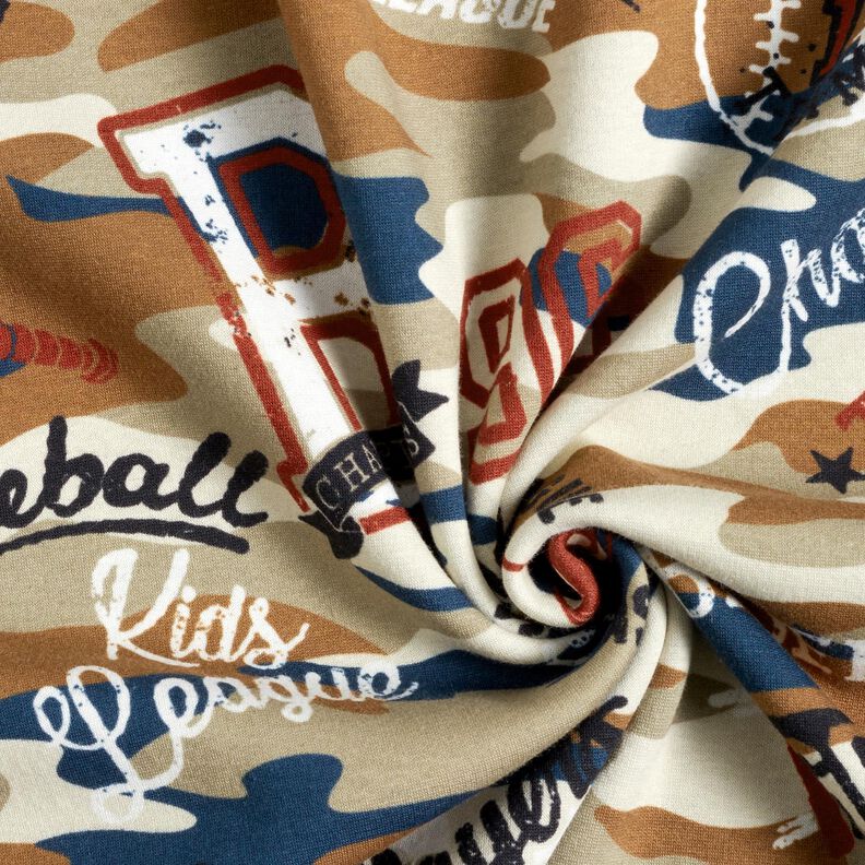 Tecido polar alpino Baseball – castanho médio,  image number 3