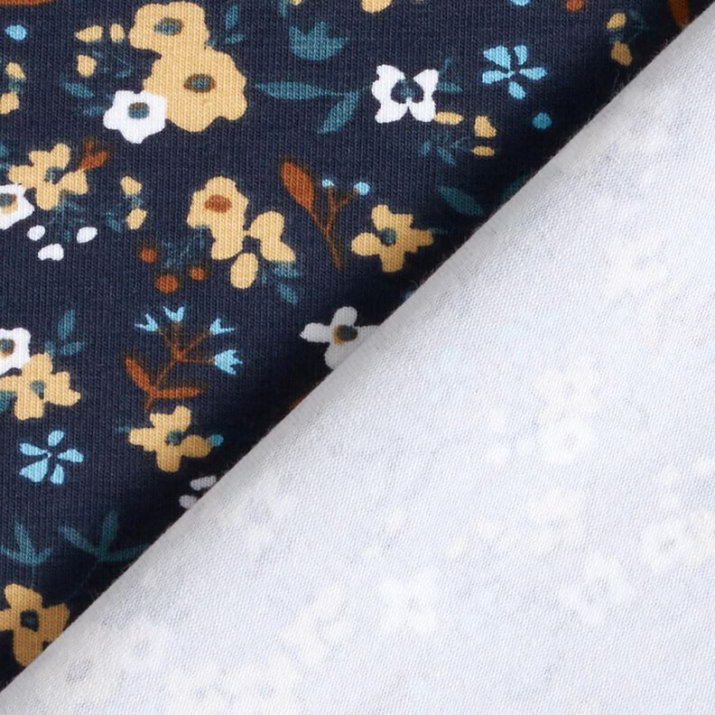 Jersey de algod&atilde;o Millefleurs &ndash; azul-noite,  image number 4