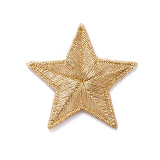 Aplicação Estrela – ouro metálico, 
