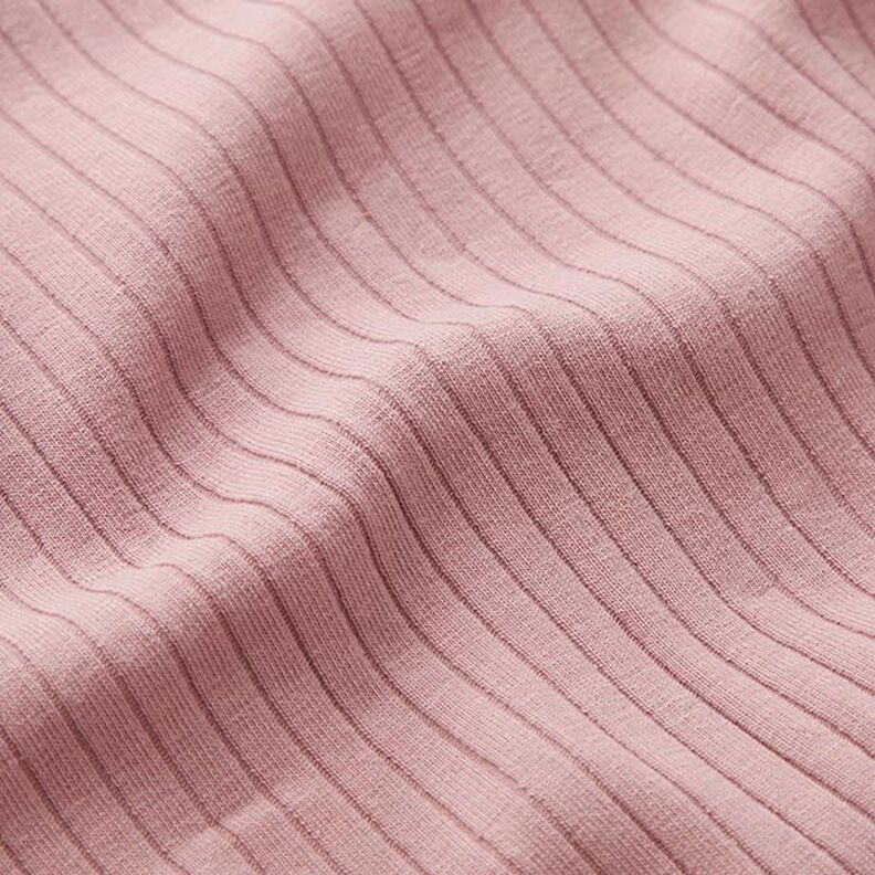 Jersey canelada lisa – rosa embaçado,  image number 3