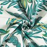 Tecido para decoração Panamá Grinalda de plantas exóticas – marfim/verde escuro,  thumbnail number 3