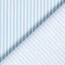 Popelina de algodão Riscas – azul claro/branco,  thumbnail number 4
