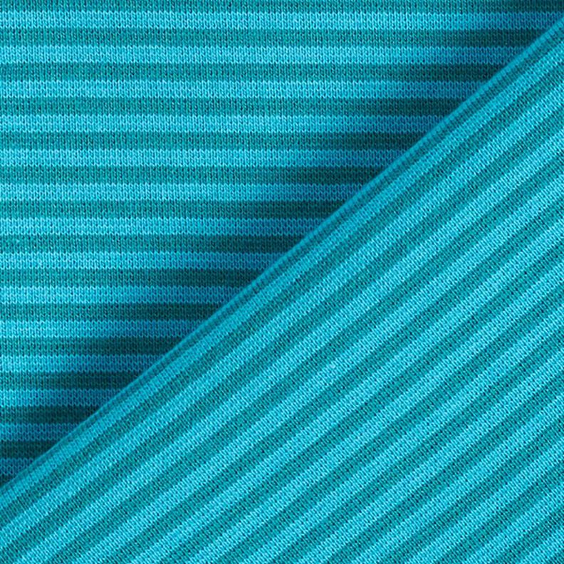 Bordas Tecido tubular Anéis estreitos – azul petróleo/turquesa,  image number 4