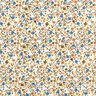 Tecido de algodão Cretone Flores espalhadas – bege claro/castanho claro,  thumbnail number 1