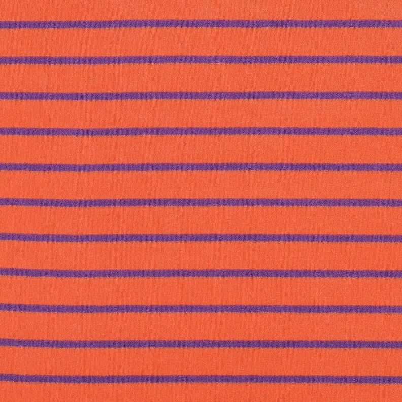 Tecido turco Jersey Riscas | Poppy Fabrics – laranja/vermelho violeta médio,  image number 1