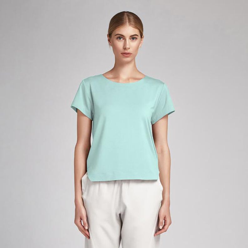Popelina de algodão Liso – menta,  image number 6