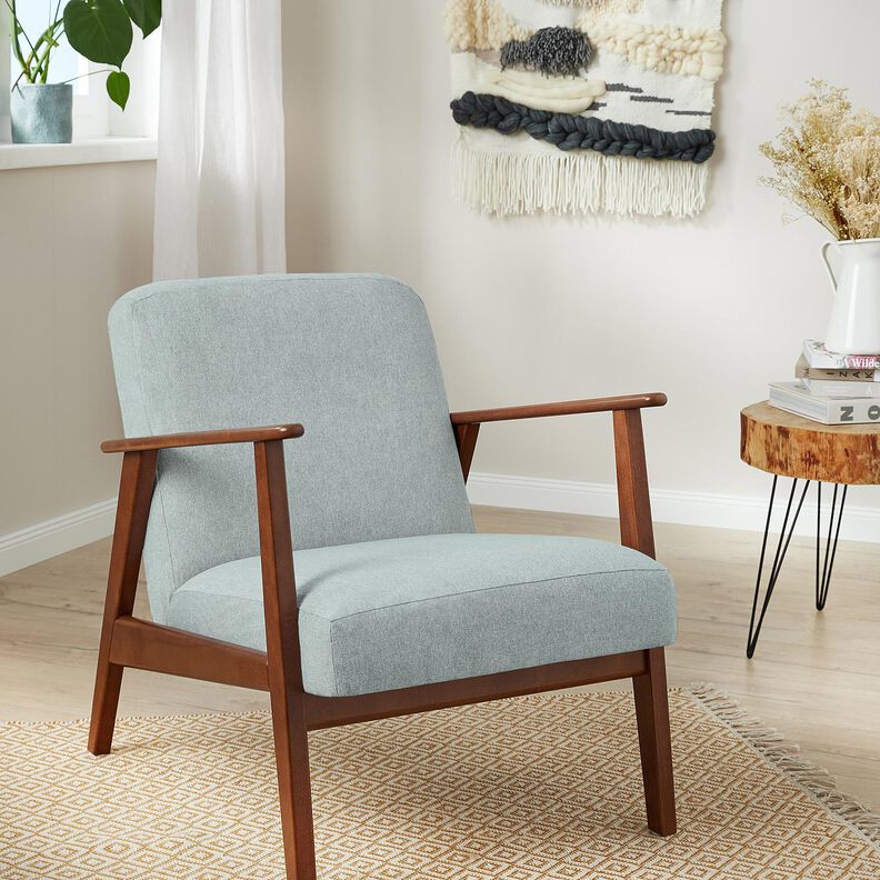 Tecido para estofos Estrutura fina – azul claro,  image number 4