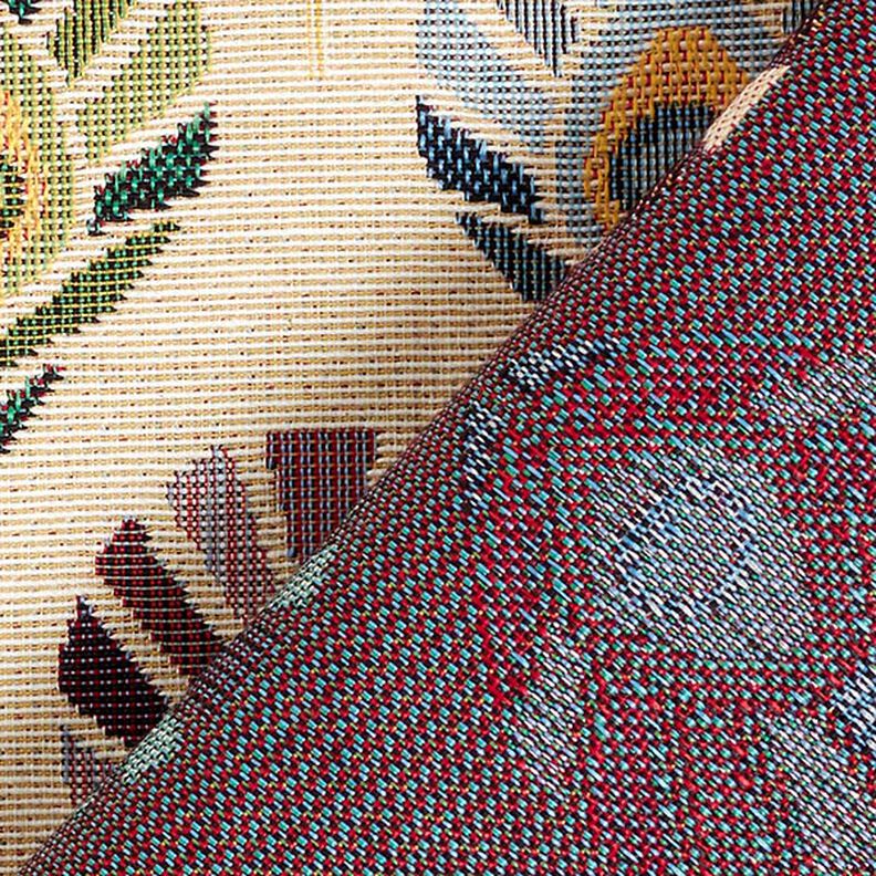 Tecido para decoração Gobelina Pena de pavão – natural,  image number 4