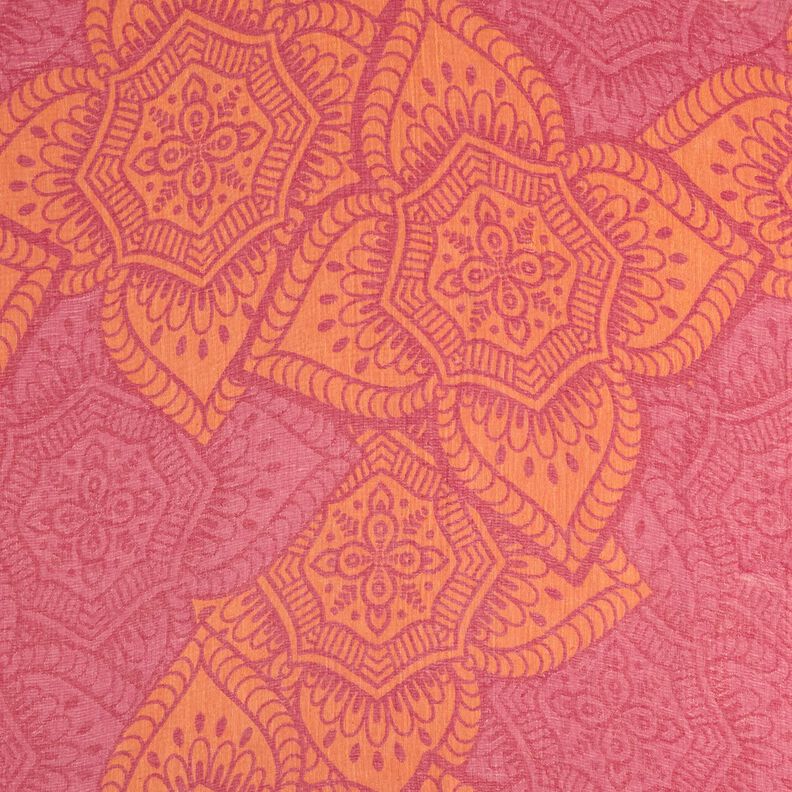 Moda de praia Toalha estilo hammam Ornamentos Jacquard – vermelho/laranja-pêssego,  image number 1