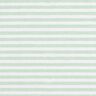 Tecido de algodão Cretone Riscas casuais – menta clara/branco,  thumbnail number 1