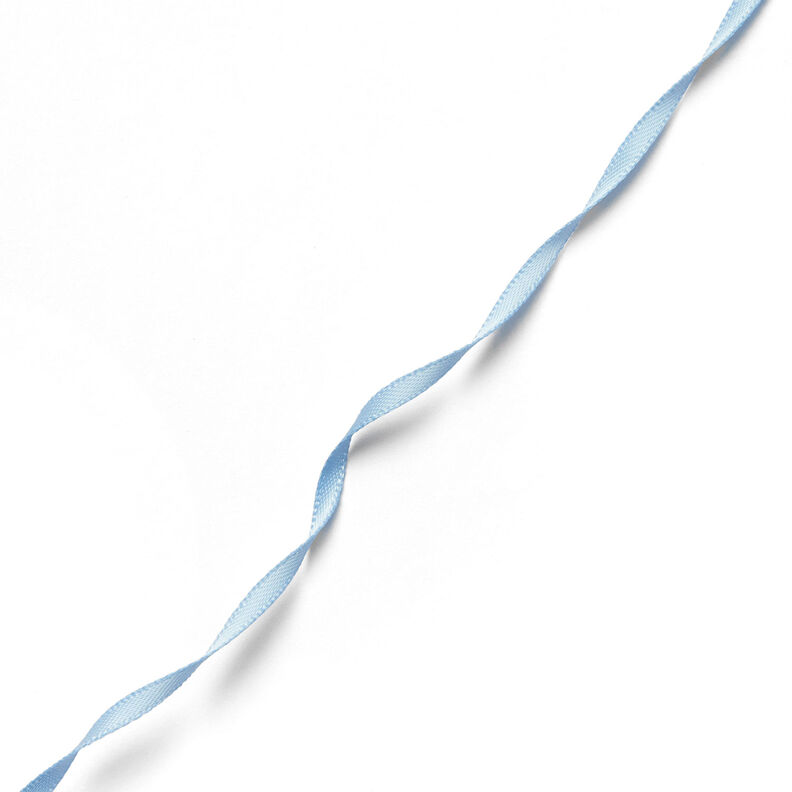 Fita de cetim [3 mm] – azul bebé,  image number 2
