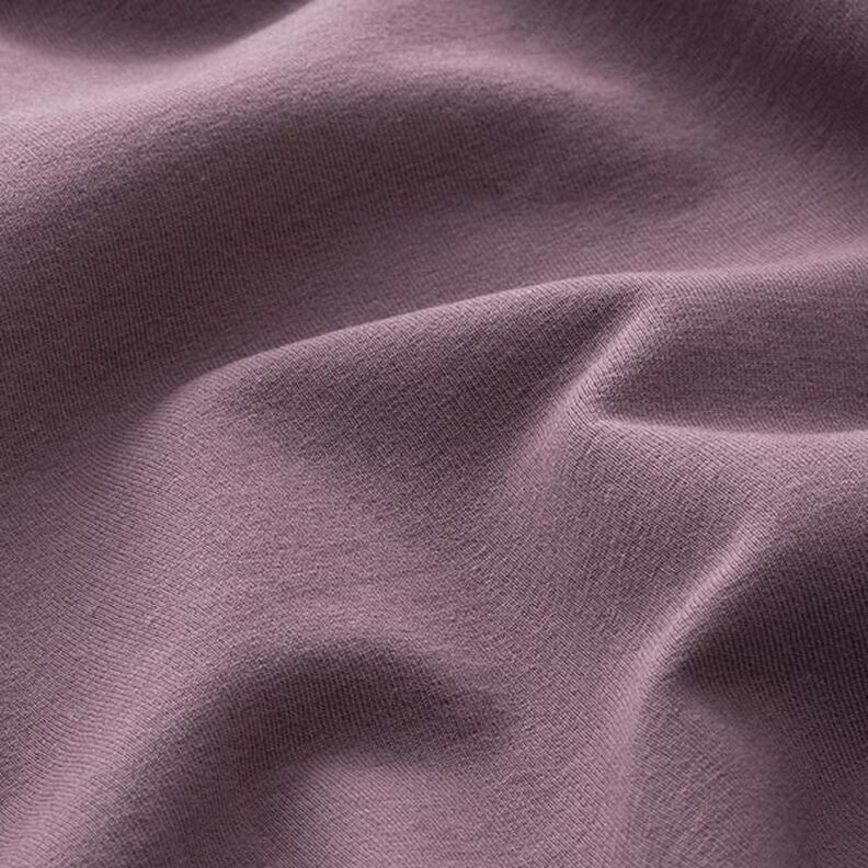 Sweat de algodão leve liso – beringela,  image number 4