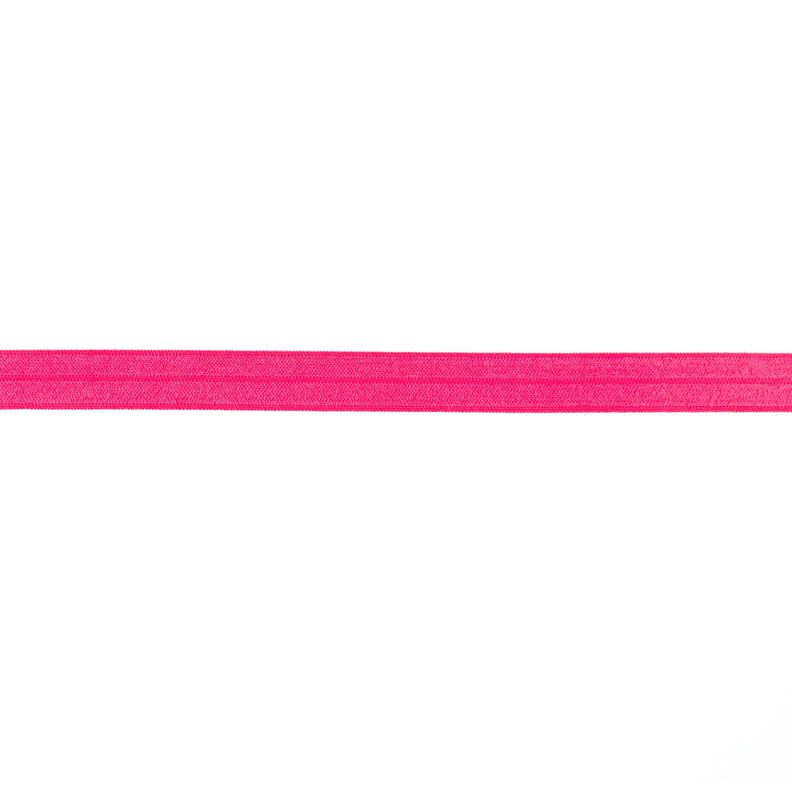 Fita de nastro elástica  brilhante [15 mm] – rosa intenso,  image number 1