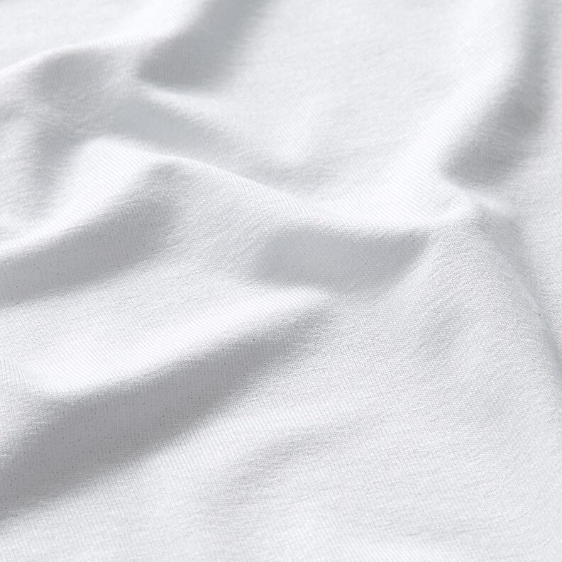 Jersey de viscose Brilho – branco,  image number 2