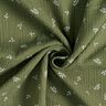 Musselina/ Tecido plissado duplo Ramo – verde-pinheiro/branco,  thumbnail number 3