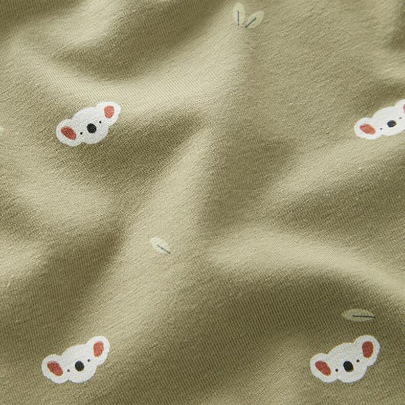 Jersey de algodão Cabeças de coala – pistáchio,  image number 2