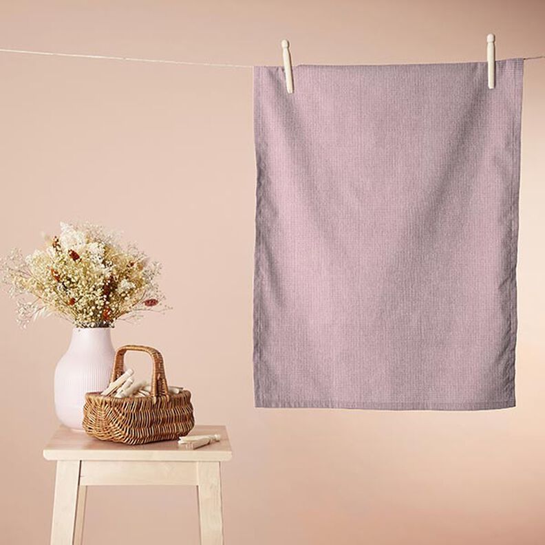 Tecido piqué em favo Mini – rosé,  image number 6