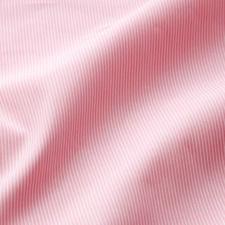 Mistura de algodão Riscas estreitas – branco/rosa-claro, 