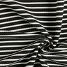 Jacquard Jersey Riscas diagonais – preto/branco,  thumbnail number 3