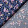 Cetim Stretch Jacquard Ramos de flores – azul-marinho,  thumbnail number 4