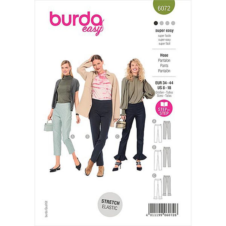 Spodnie, Burda 6072 | 34-44,  image number 1