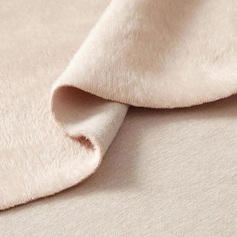 Tecido polar alpino Sweater aconchegante Liso – beige,  image number 4