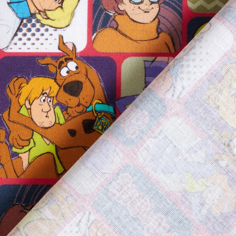 Popelina de algodão Scooby Doo Banda desenhada Tecido sob licença – vermelho/mistura de cores,  image number 4