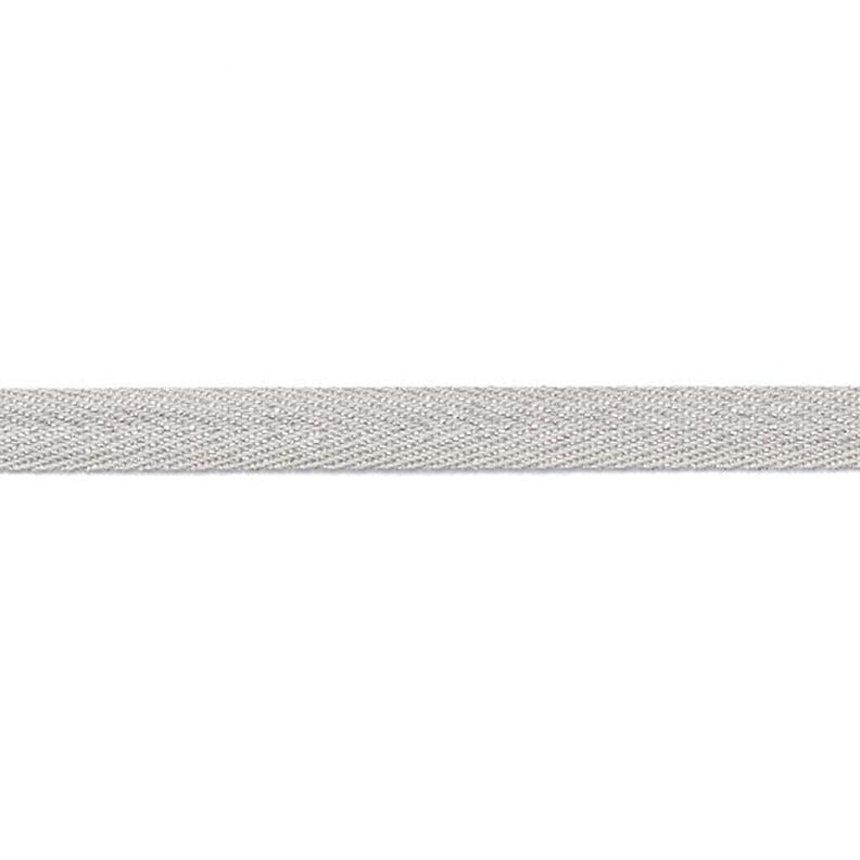 Fita de tecido Metálico [9 mm] – prateado/prata metálica,  image number 2