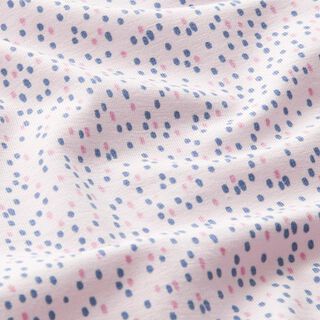 Jersey de algodão  – rosé/azul ganga, 