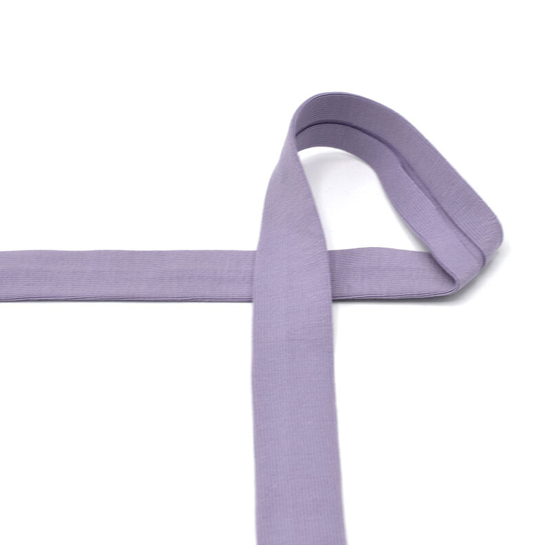 Fita de viés Jersey de algodão [20 mm] – lilás,  image number 2