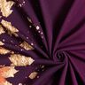 French Terry Tecido com orla Folhas de ácer | Glitzerpüppi – merlot/ouro velho,  thumbnail number 3