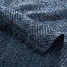 Tecido para sobretudos Mistura de lã Ziguezague – azul-marinho,  thumbnail number 5