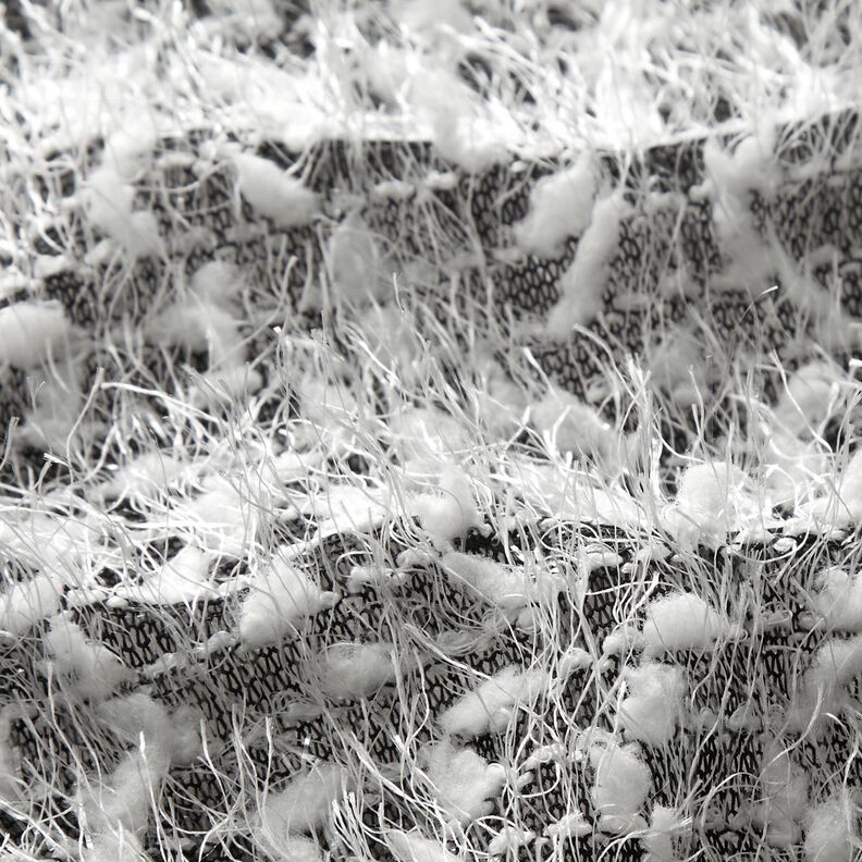 Fio de efeito de tecido de malha – preto/branco,  image number 3