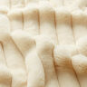 Tecido para estofos Canelado fofo – branco sujo,  thumbnail number 3