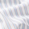 Tecido de algodão Riscas bicolores – branco/azul claro,  thumbnail number 2