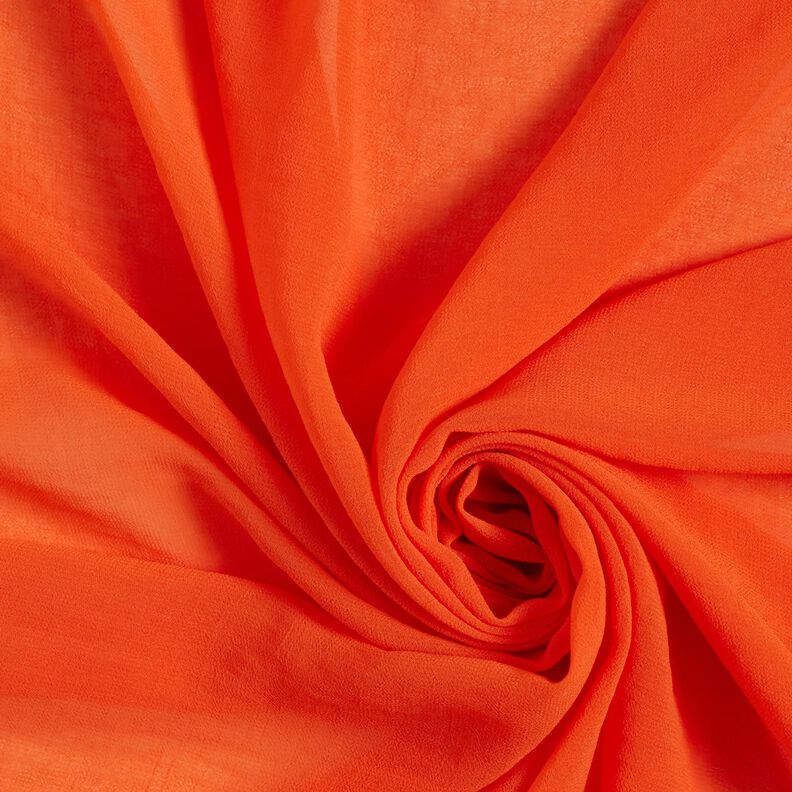 Crepe Chiffon Liso – laranja,  image number 1