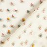 Tecido de algodão brilhante Florzinhas – branco sujo,  thumbnail number 4