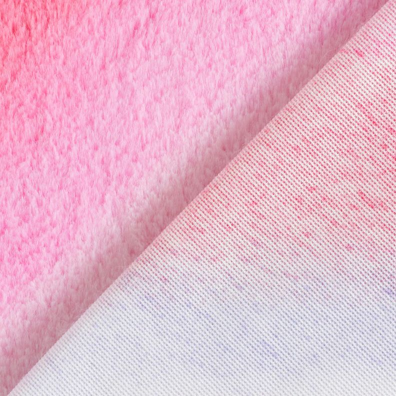 Pelo artificial Gradiente de cor diagonal – rosa/lilás,  image number 5