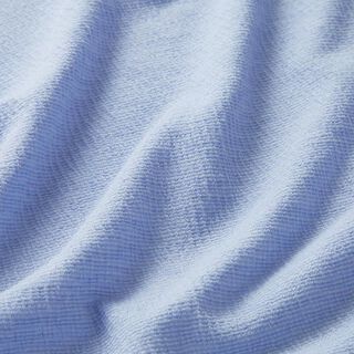 Jersey enrugado Liso – azul claro, 