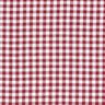 Tecido de algodão Vichy pequeno – vermelho escuro/branco,  thumbnail number 1