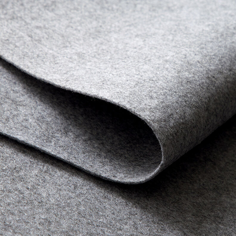 Feltro 180 cm / 1,5 mm de espessura Melange – cinzento claro,  image number 4