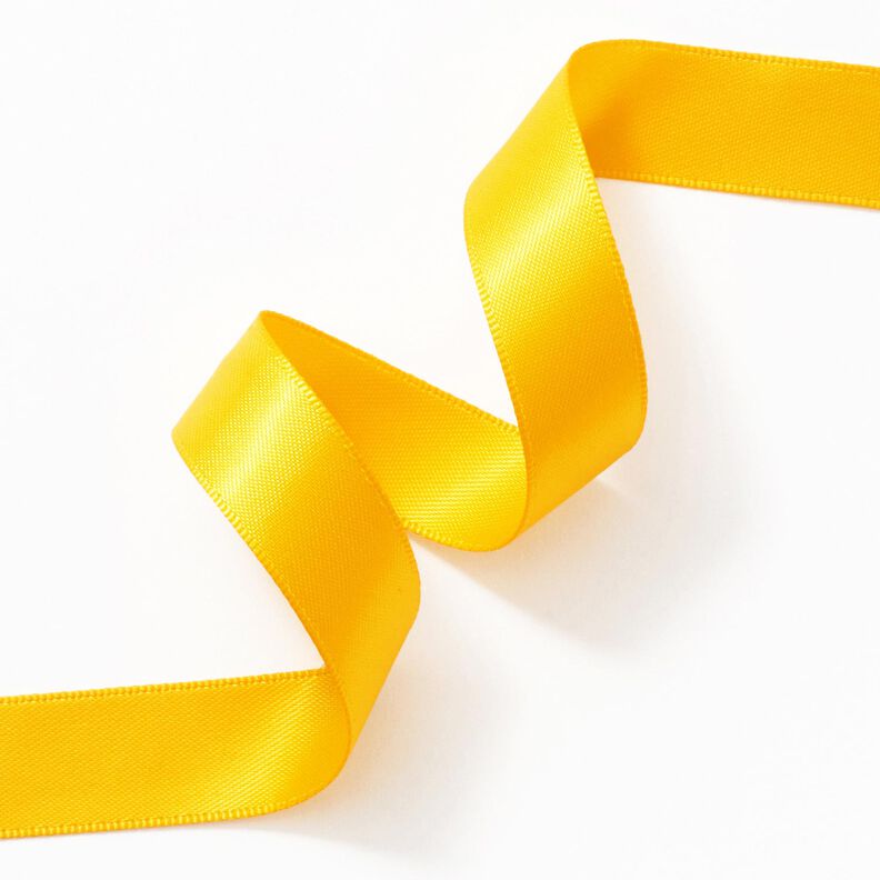 Fita de cetim [15 mm] – amarelo-sol,  image number 3