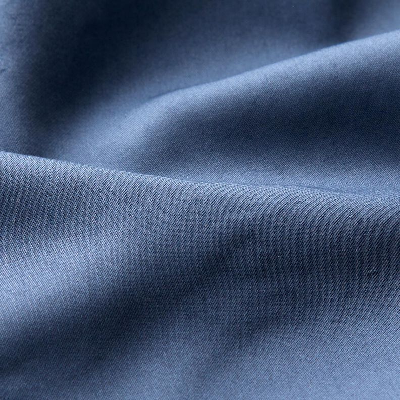 Cetim de algodão Liso – azul ganga,  image number 3
