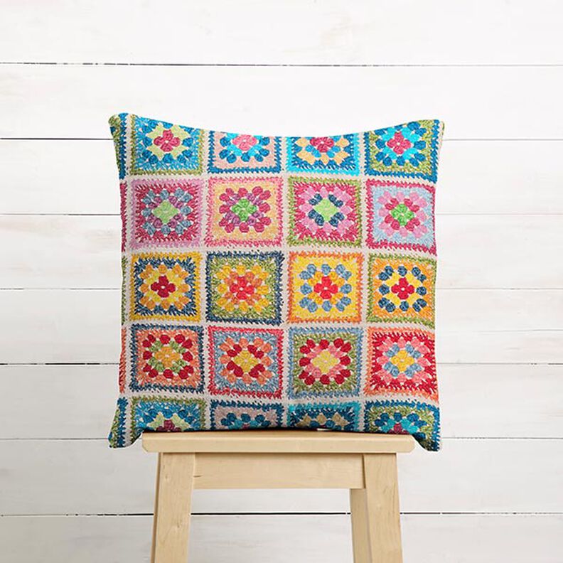 Tecido para decoração Gobelina Aspeto de crochê – bege claro,  image number 7