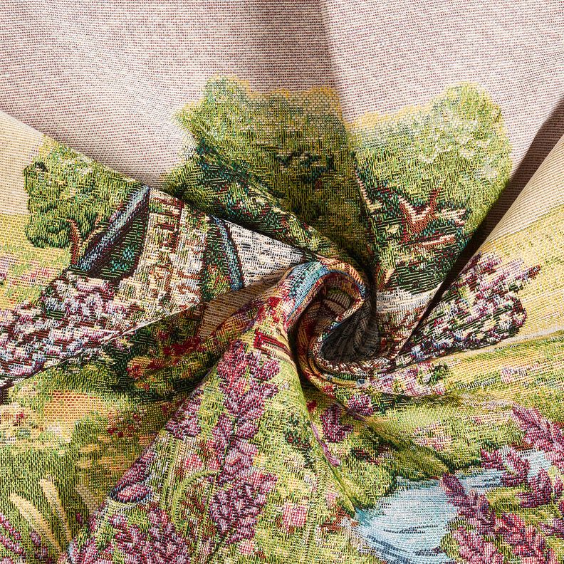 Painel decorativo Gobelina Casinha romântica – bege claro/lavanda,  image number 3