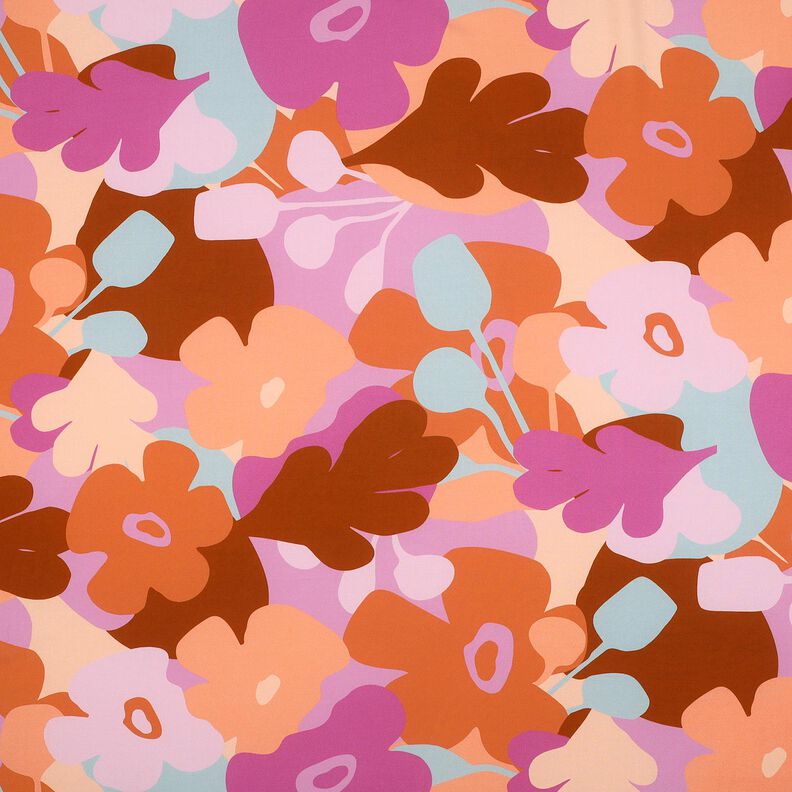 Tecido de viscose LENZING™ ECOVERO™ Trail Run | Nerida Hansen – púrpura média/púrpura,  image number 1